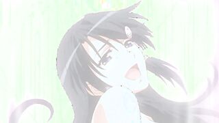 Musikalische Zusammenstellung von Titten mit vollbusigen Anime-Girls